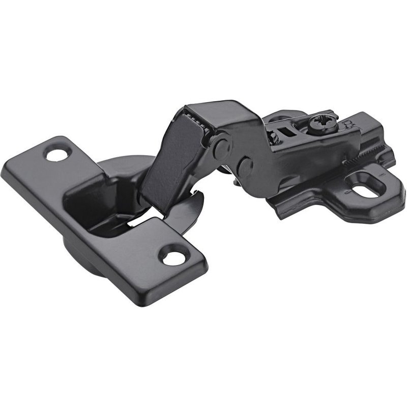 Charnière Slide On Semi Applique, HETTICH, 35 mm, noir