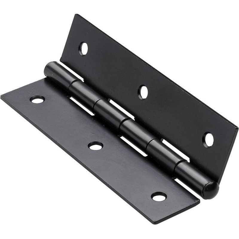 Charnière en acier pour meuble, HETTICH, L.100 x l.50 mm, noir