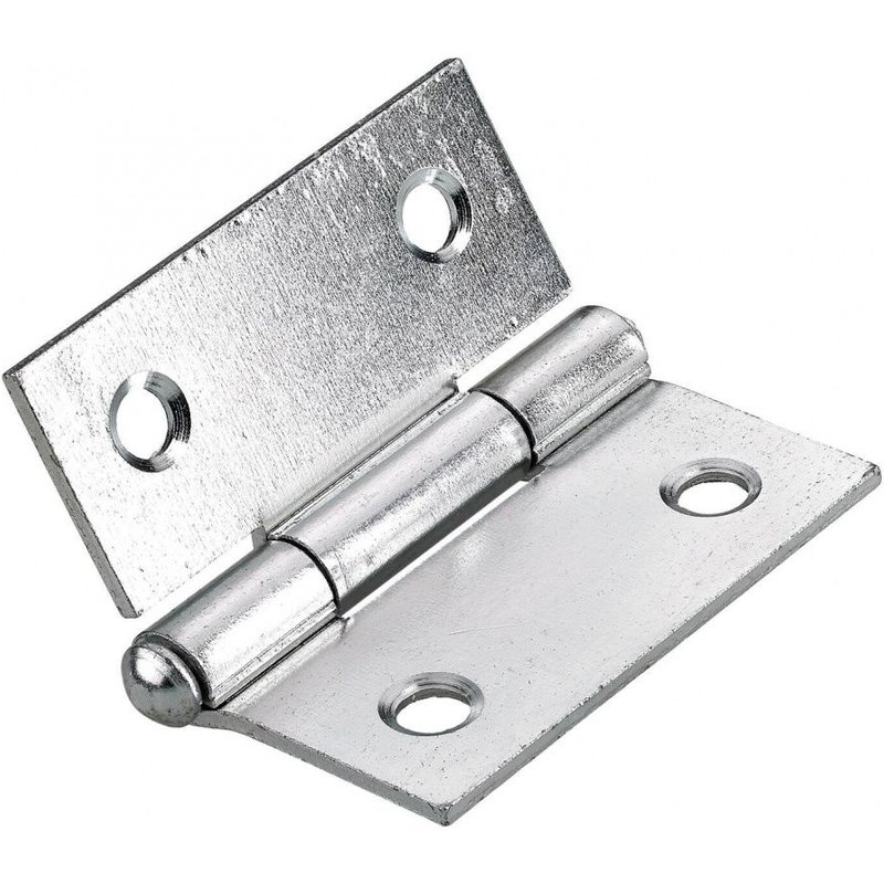 Lot de 2 charnières universel acier pour meuble, , HETTICH, L.50 x l.52 mm