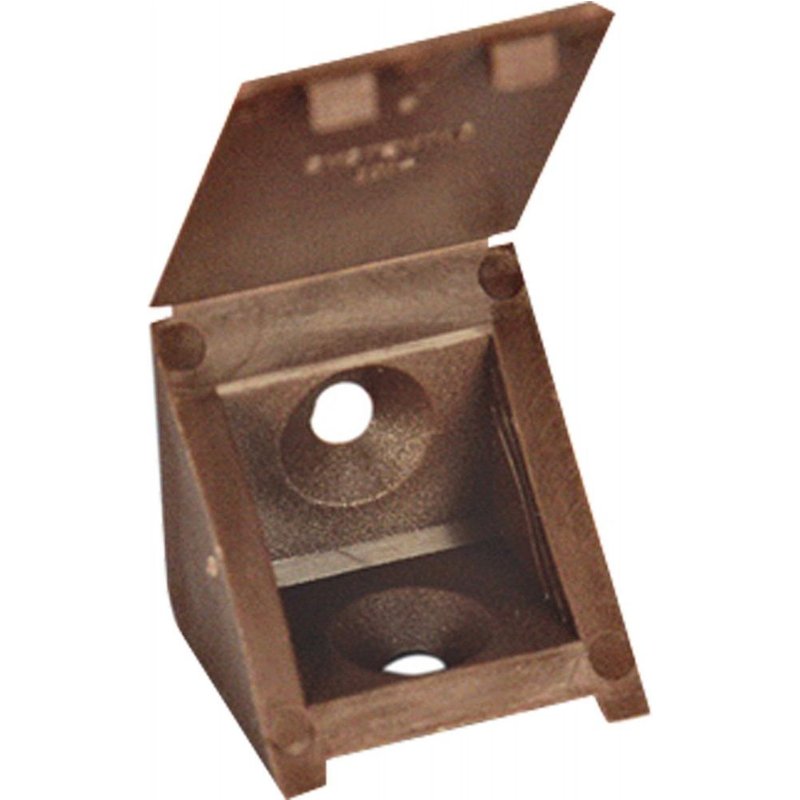 Lot De 4 Taquets À Visser, Plastique Brun