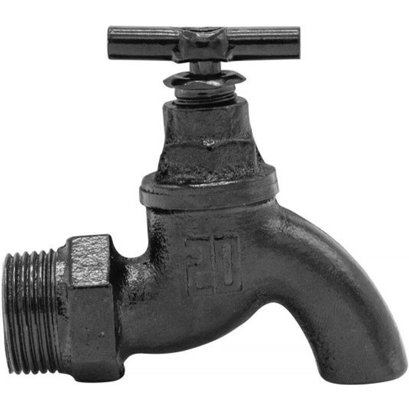 Robinet MyTube diamètre 25 mm noir