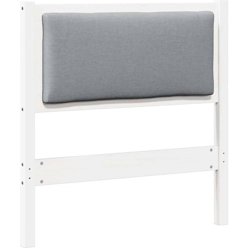 vidaXL Tête de lit Autre Blanc 75 cm Bois massif en pin