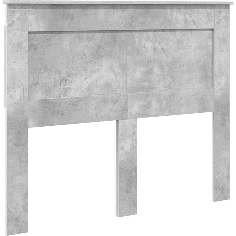 vidaXL Tête de lit Gris béton 135 cm Bois d'ingénierie