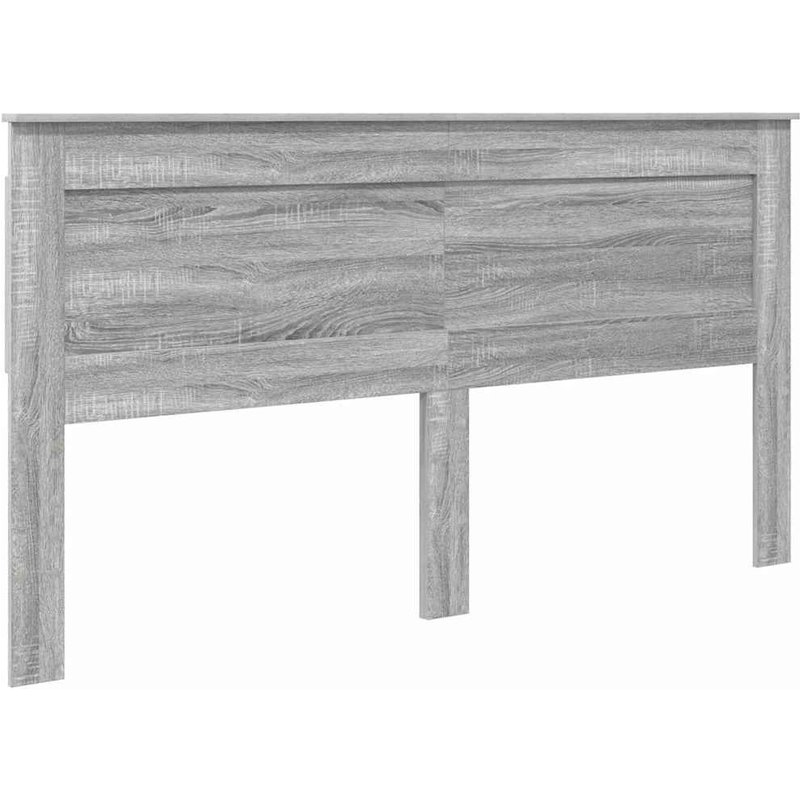 vidaXL Tête de lit Gris Sonoma 200 cm Bois d'ingénierie