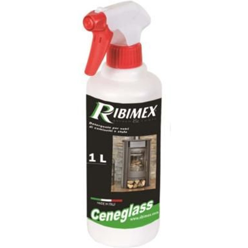 Détergent CENEGLASS 1 litre pour vitres poêles et insert de cheminées