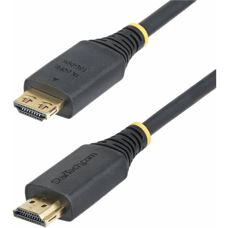 StarTech.com - High Speed - câble HDMI - HDMI mâle pour HDMI mâle - 3 m - blindé - noir - sans halogène, passif, support pour 4K60Hz, support 1 440 p (UWQHD) 144 Hz, support 1080 p 240 Hz
