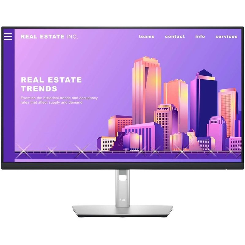 Dell P2722H - Écran LED - 27" - 1920 x 1080 Full HD (1080p) @ 60 Hz - IPS - 300 cd/m² - 1000:1 - 5 ms - HDMI, VGA, DisplayPort - avec 3 ans de service d'échange avancé et garantie matérielle...