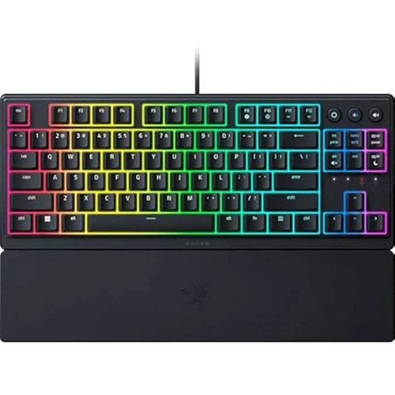 Clavier Gamer - Razer - Ornata V3 Tenkeyless - Méca-Membrane - Repose-Poignet Magnétique - Rétroéclairé