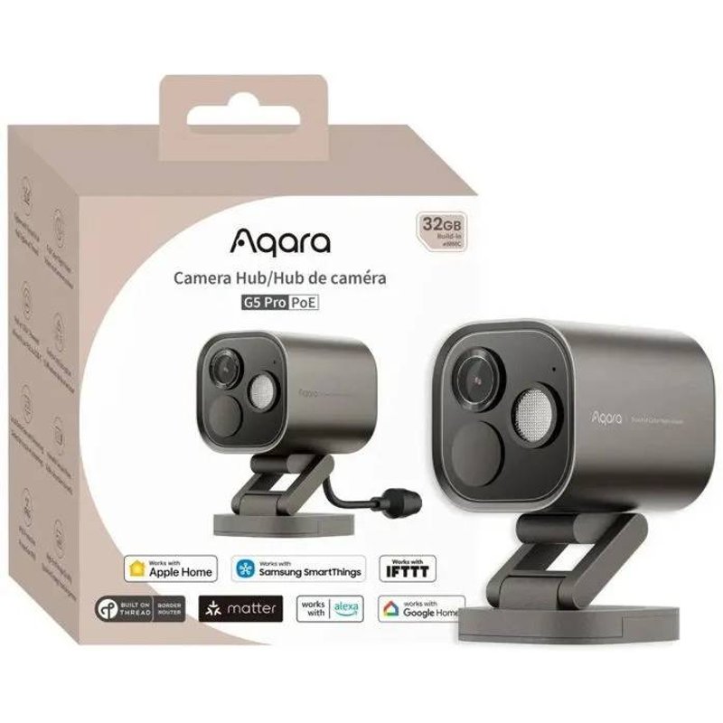AQARA Camera Hub G5 Pro POE (CH-C03D), gris