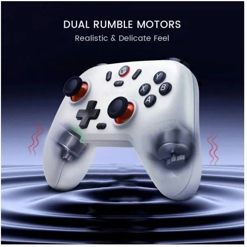 Manette de jeu - GameSir - Nova Lite - Sans fil - Vibration - Stellar White