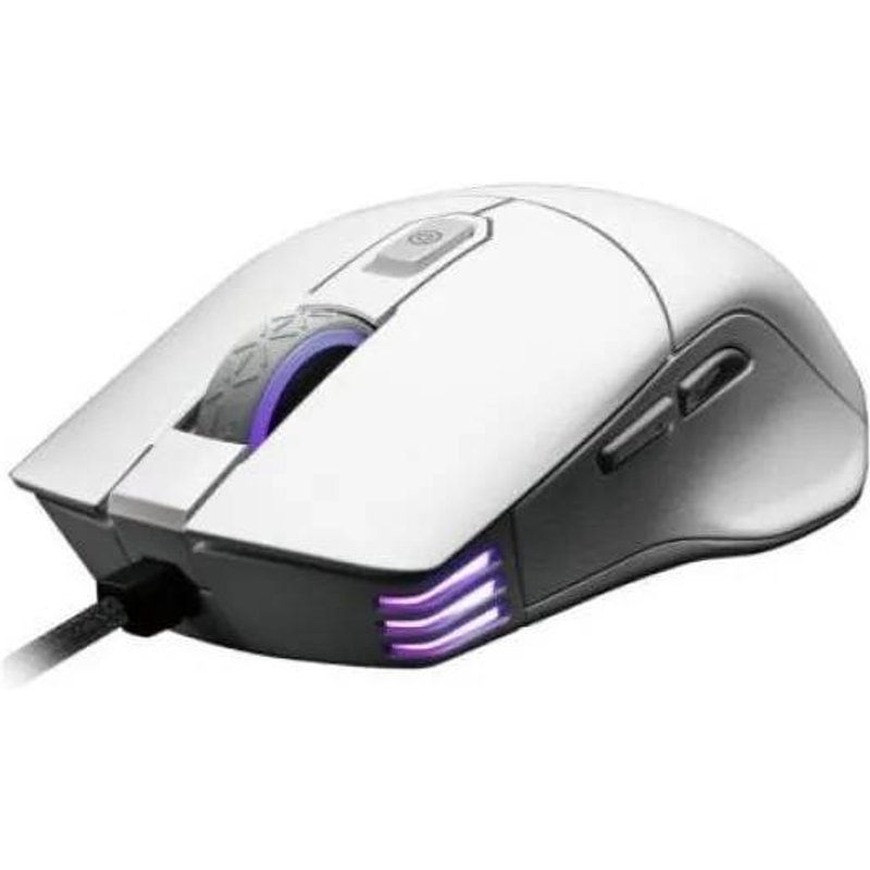 EVGA X12 Ratón Gaming Blanco 16000 DPI 8 Botones RGB Paracord