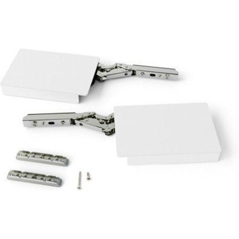 Compas pour porte relevable sans charnière Altius Lift - blanc - High (H) force 1840 - 5200 EMUCA