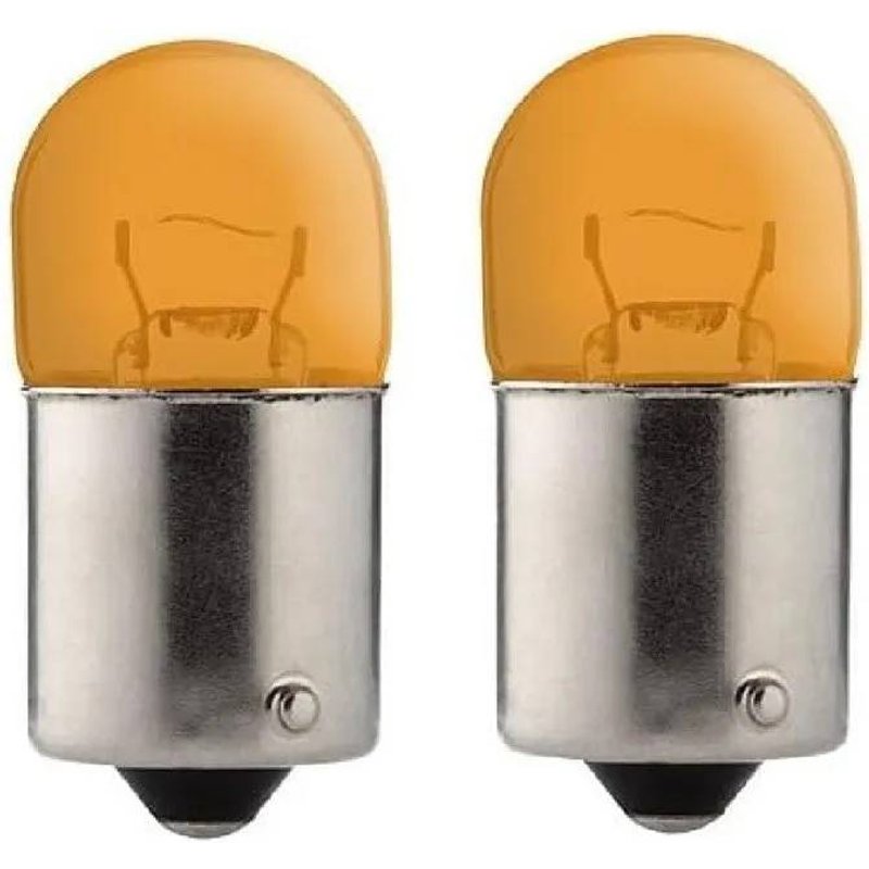 Cyclingcolors 2x Ampoule Orange 24v Ba15s 10w Camion Fourgon Voiture Tracteur Véhicule Agricole