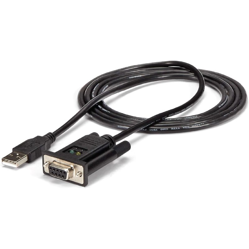 Câble Adaptateur USB vers RS232 Série - Câble DB9 Série DCE avec FTDI Modem - USB 1.1 / 2.0 - Alimenté par Bus (ICUSB232FTN)