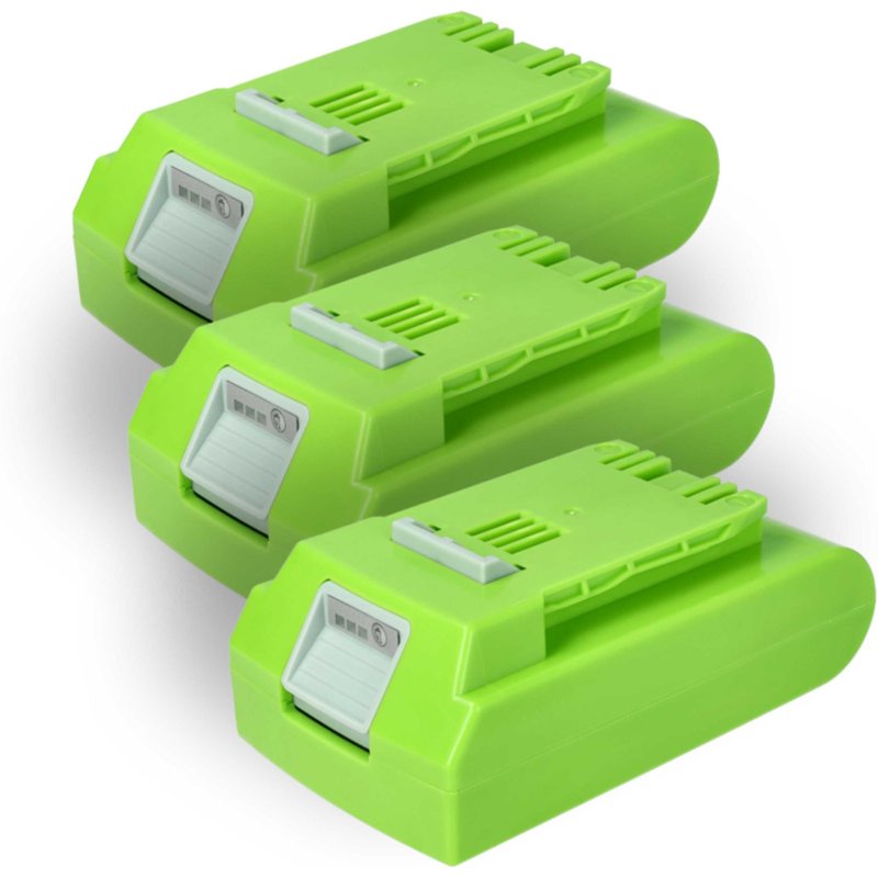 vhbw 3x Batterie remplacement pour Stiga SBT 4024 AE, SBT 2024 AE pour outil électrique (2000 mAh, Li-ion, 24 V)