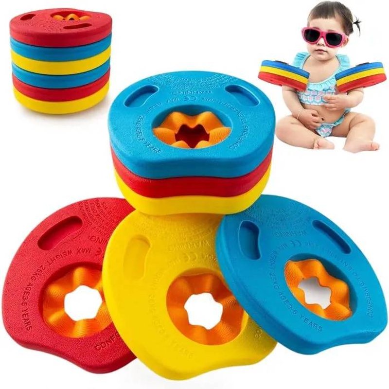 Brassard Évolutif Enfant/Bébé En Eva/Liège - Sécurisé Et Réglable - Apprentissage Natation Avec Flottabilité Optimale.