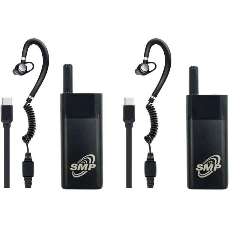 Mini Talkie-Walkie Rechargeable SMP-168, 25 Canaux, Longue Portée, CTCSS/DCS, Sécurité & Pro.