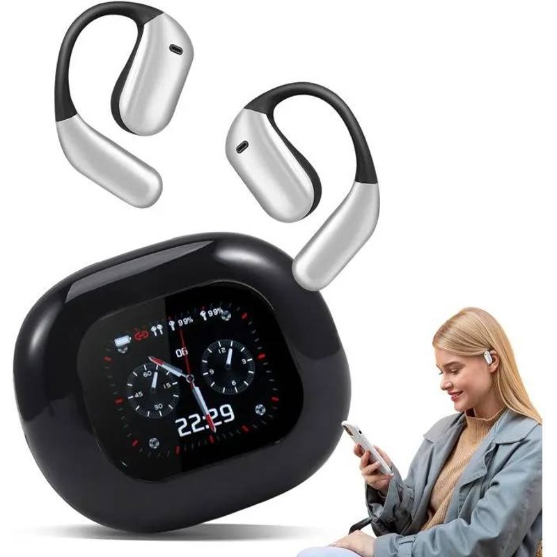 Écouteurs Traducteurs AI 3 en 1, 150 Langues, Bluetooth 5.4, Écran Tactile, 6 Modes, 40h Autonomie.