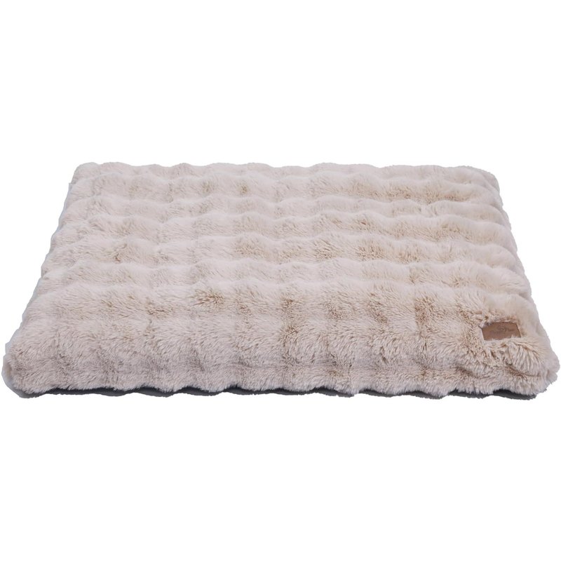 Bin Panier Chien Grande Taille: 105x70x12cm Coussin Chien Xl Déhoussable Et Lavable En Machine, Tapis Matelas Lit Confortable, Tissu Peluche Doux, Beige