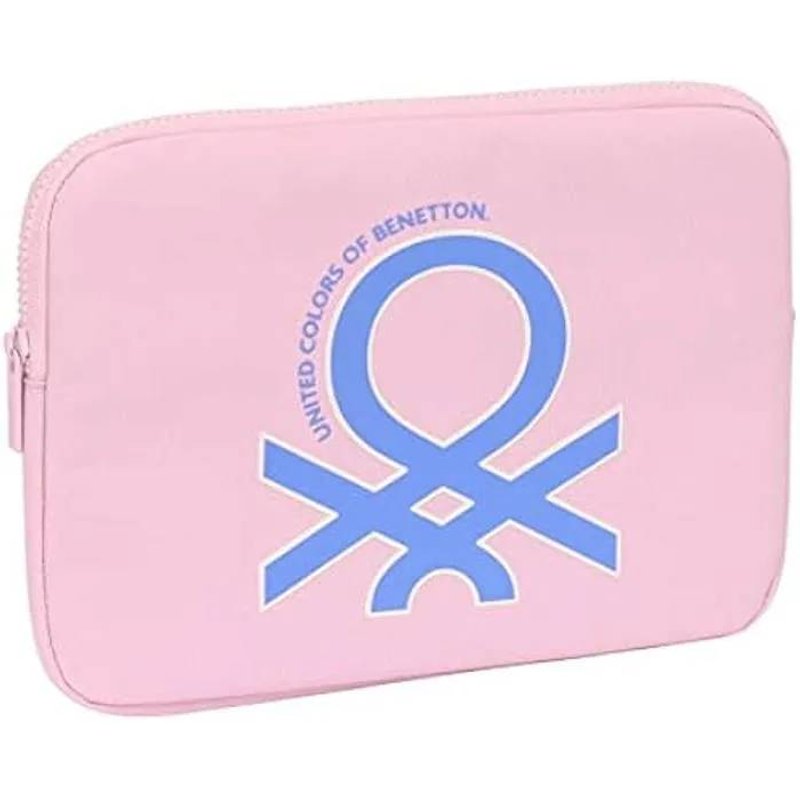 Housse pour ordinateur portable - SAFTA - Benetton Pink - 10 pouces - Enfant - Synthétique