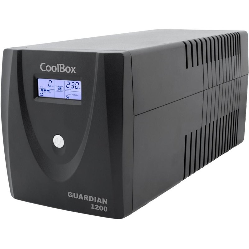 CoolBox Guardian 3 LCD 1200VA alimentation d'énergie non interruptible Interactivité de ligne 1,2 kVA 720 W 4 sortie(s) CA