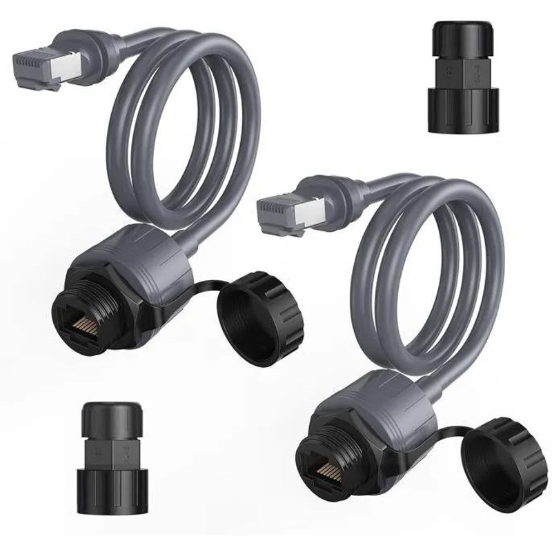 EDUP Adaptateur Ethernet Starlink Gen 3/Mini, Câble Étanche RJ45, 2-Pack.