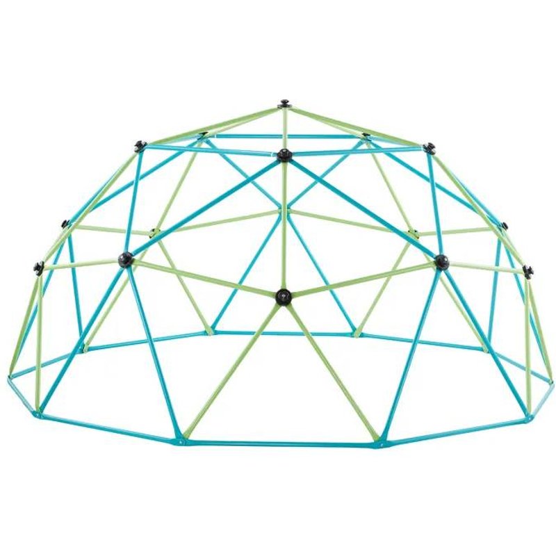 Dôme D'escalade 305 Cm Avec Balançoire Soucoupe-Duoku-Structure Robuste Supportant Jusqu'à 453 Kg-Idéale Enfants De 3 À 10 Ans