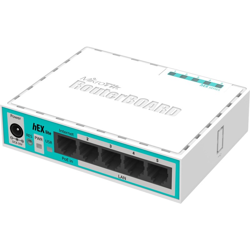Mikrotik hEX lite Routeur connecté Blanc