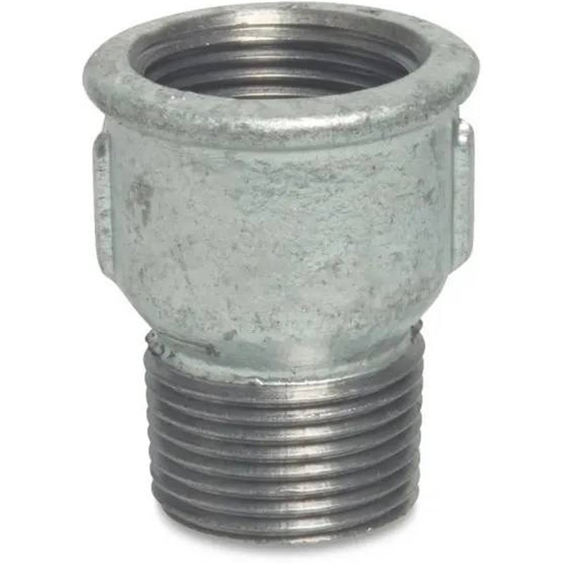 Raccord Fileté Fonte Malléable 3/4 Pouce - Galvanisé