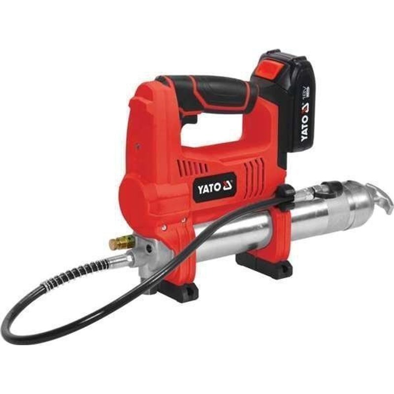 Presse-graisse sans fil 18 V 620 bar cylindre avec batterie 3 Ah et chargeur presse à batterie graisse