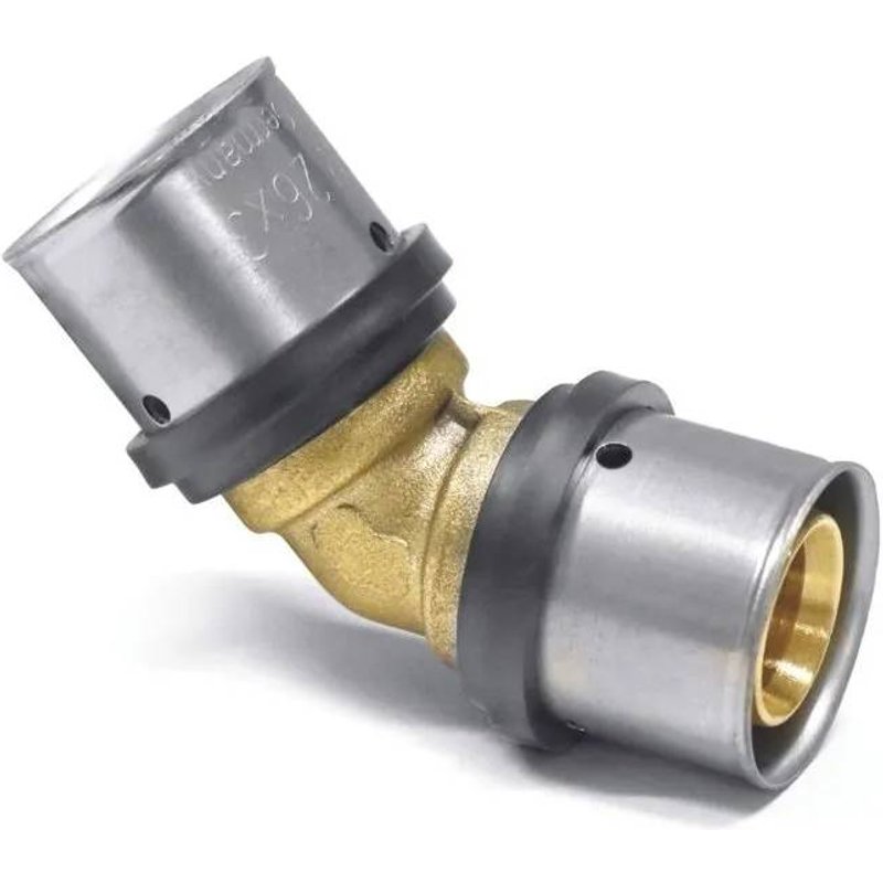 Coude à Sertir 45° 32mm, Raccord Multicouche DVGW