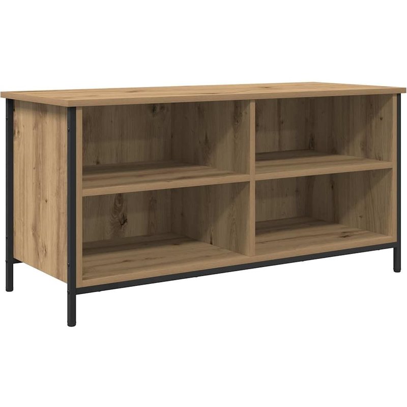 Vidaxl Meuble Tv Chêne Artisanal 100 X 40 X 50 Cm Bois D'ingénierie