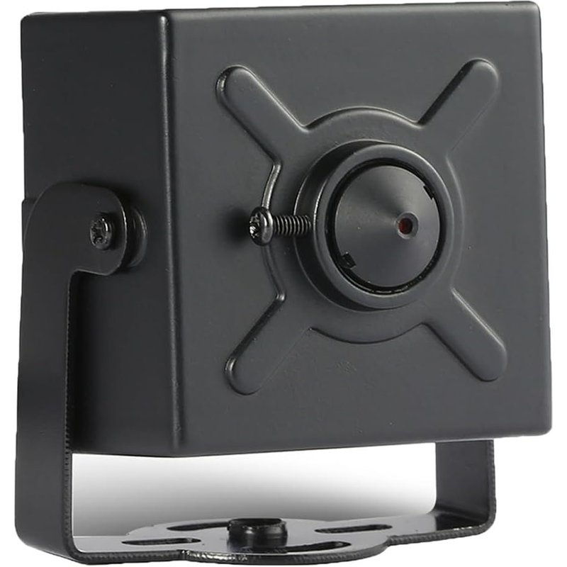5MP POE Caméra IP Audio, 3,7mm Objectif Petite caméra de sécurité intérieure avec Microphone intégré, caméra IP POE CCTV Audio-vidéo à visionnage à Distance P2P H.265 (I706-2-P-A-HS)