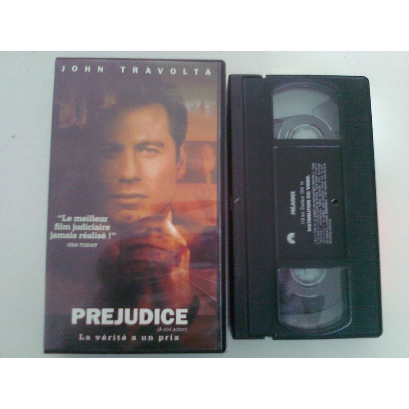Cassette Vidéo Vhs - Préjudice - John Travolta