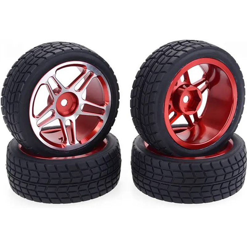 1/10 Pneus De Roue De Voiture De Route De Rc De Dérive Pour Redcat Hsp Hpi Hobbyking Trx4 Losi Vrx Lrp Zd De Course-Générique