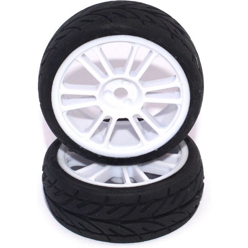 2pcs Zd Racing 6296 Pneus Set Pour Raptors Bx-16 9051 1/16 2.4g 4wd Touring Rc Pièces De Voiture-Générique