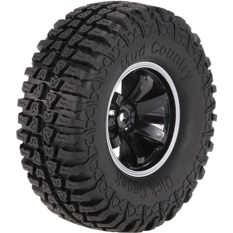 4pcs Austar Ax-3020c 1.9 Pouce 103mm Rc Voiture Pneus Avec Hub Pour 1/10 D90 Scx10 Cc01 Rc Voiture Crawler-Générique