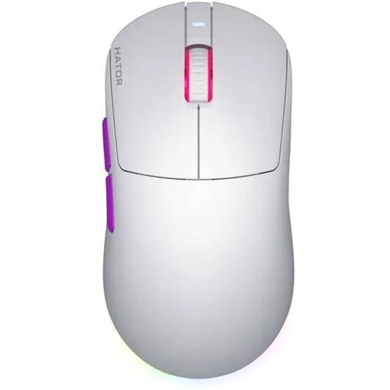 Souris de jeu sans fil - HATOR - Quasar 3 ULTRA 8K - Blanc - RF - 65g