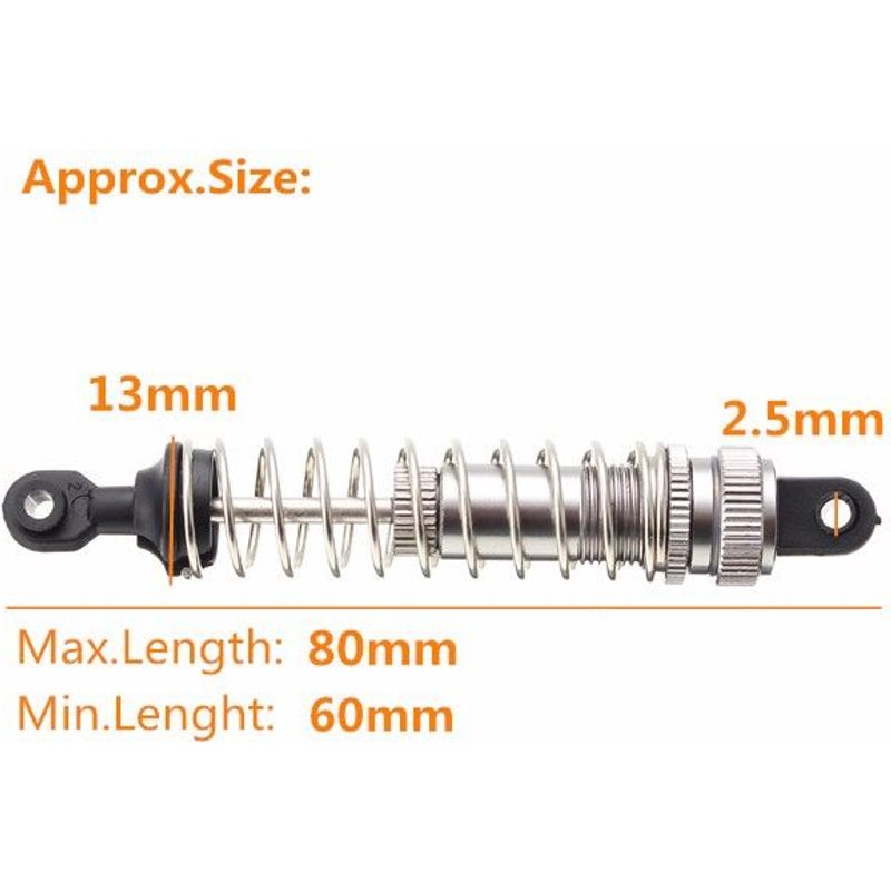 Remo A6955 Amortisseurs En Alliage Humide Gtr Pour 1/16 Truggy Short Course 9115 Pièces De Mise À Niveau-Générique