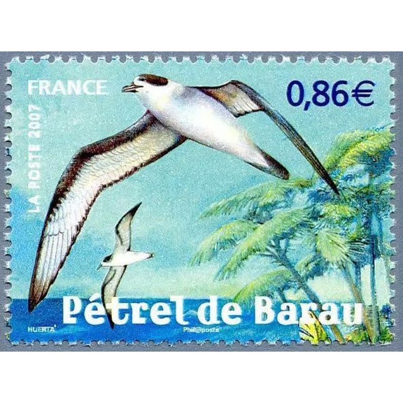 France 2007, Très Beau Timbre Neuf** Luxe Yvert 4036, Environnement, Espèces Protégées : Le Pétrel De Barau.