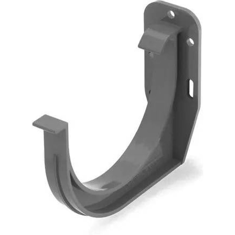 Support Gouttière Graphite Système 100 - Fixation Robuste