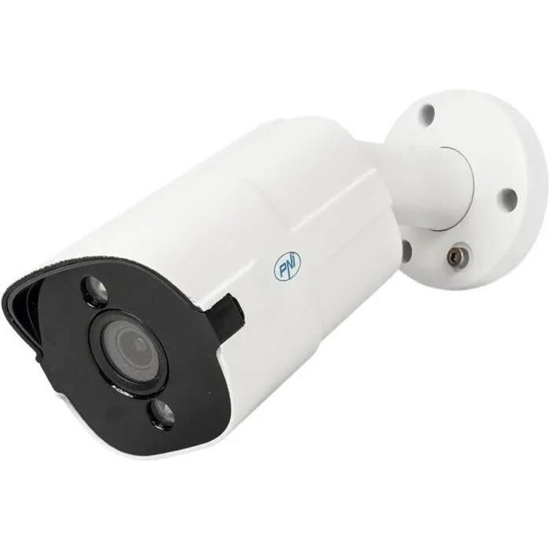 Caméra de vidéosurveillance PNI-IP818J,POE,Bullet 8MP,lumière Noire,Objectif 2,8 mm,extérieur,Blanc