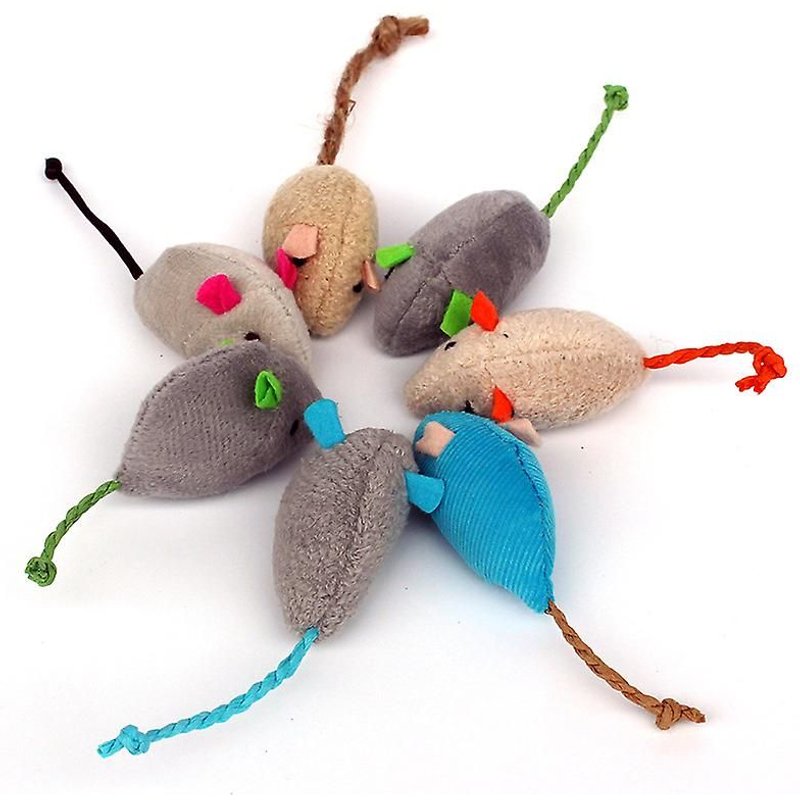 Lot De 5 Jouets Interactifs En Forme De Souris Pour Soulager L'ennui Et Faire Ses Dents