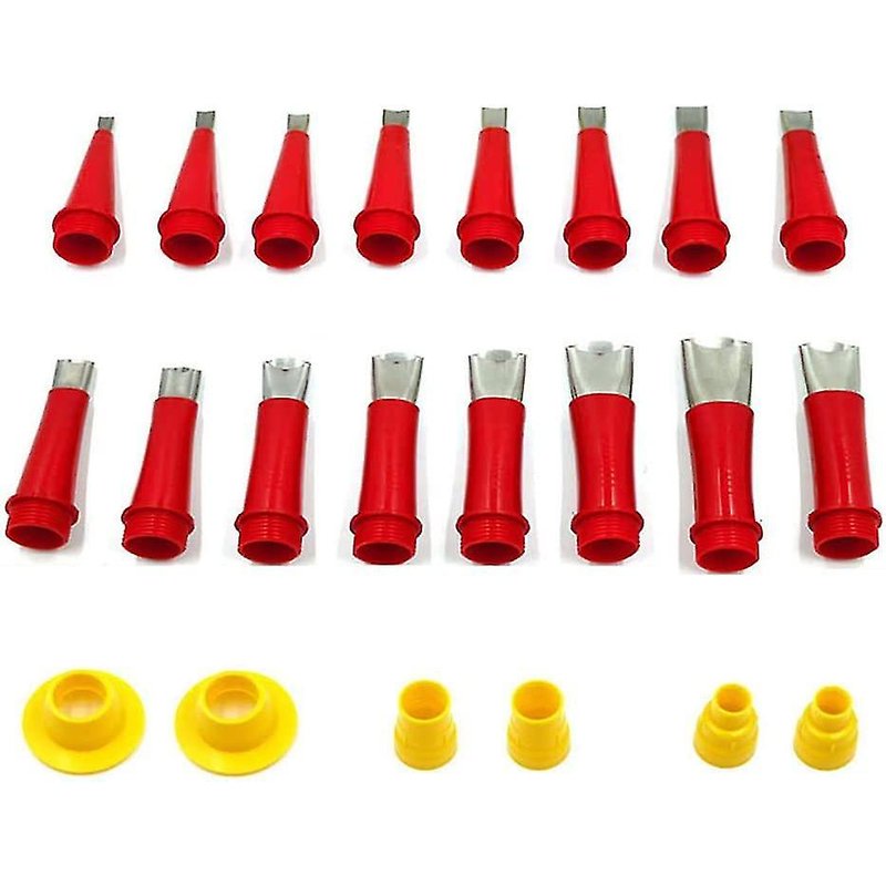 Ensemble de 22 applicateurs de buses de calfeutrage en acier inoxydable