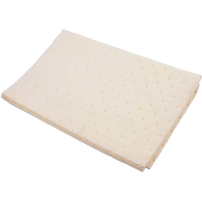 TAPIS ABSORBANT POUR HUILE ET HYDROCARBURES 500 X 400 MM - PACK DE 10