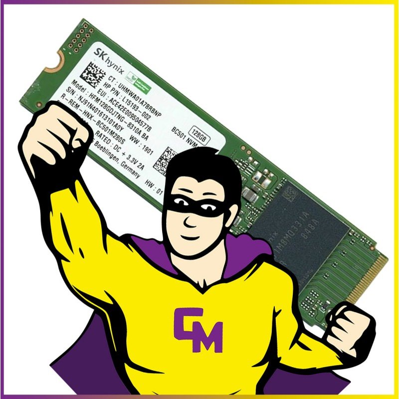 SSD NVMe M.2 128Go SK Hynix HFM128GDJTNG-8310A PCIe