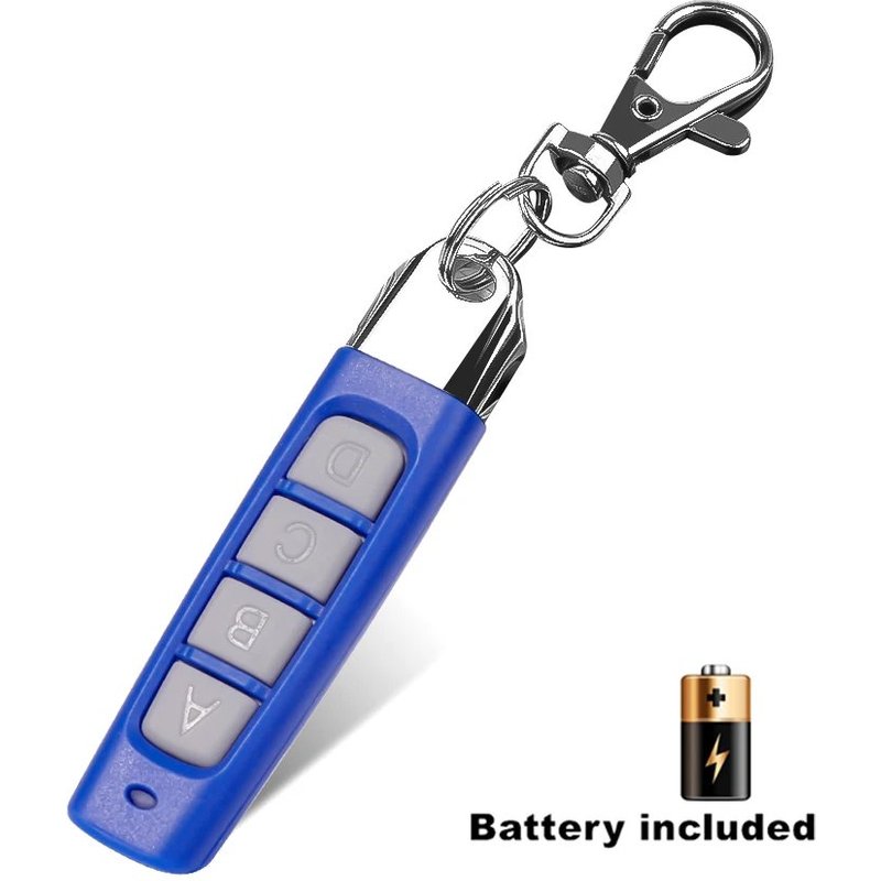 Télécommande Z successive, ouvre-porte de garage, duplicateur de télécommande, clone d'apprentissage, code automatique roulant, clé de voiture, 433mhz, 4 CH, 433.92 Blue Grey