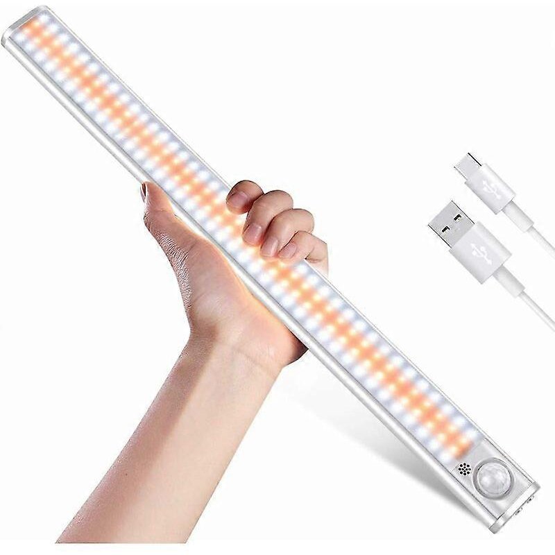 Éclairage Placard 160 LED - Détection Mouvement USB 3 Modes - Automatique