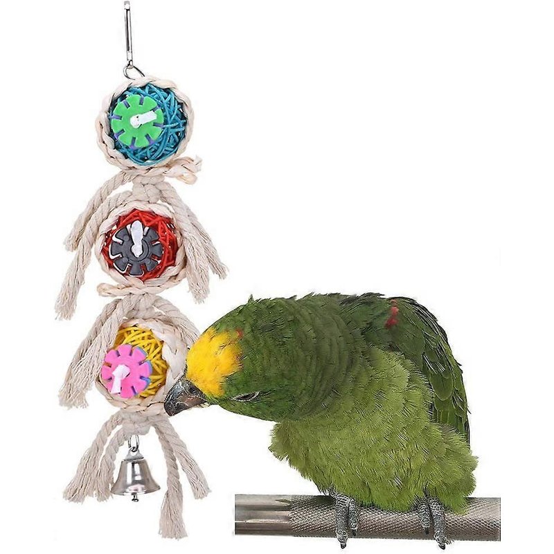 Corde En Rotin Pour Oiseaux - Jouet D'escalade Perroquets - Décoration Cage Qualité