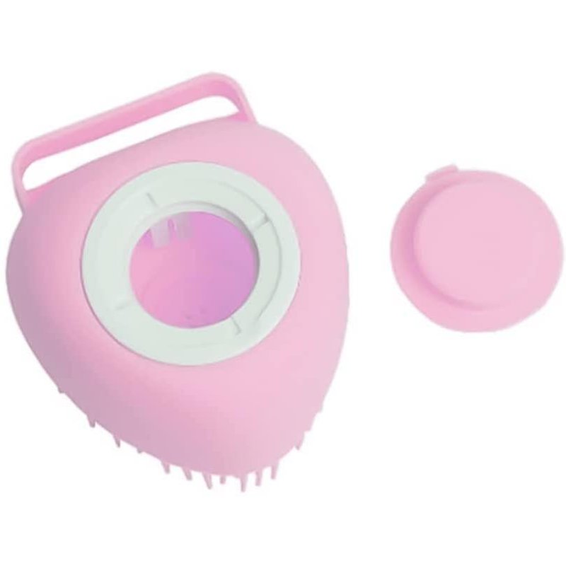 Brosse Massage Multifonction Animaux - Mousse Silicone Élimination Poils - Soin Bain